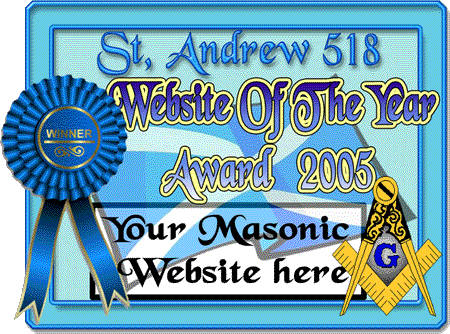 St. Andrew 518 Website of the Year Award 2005